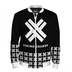 Бомбер мужской Eskimo Callboy: Cross, цвет: 3D-белый