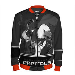 Бомбер мужской Washington Capitals: Mono, цвет: 3D-красный