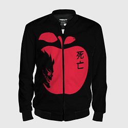 Бомбер мужской Яблоко Рюка, цвет: 3D-черный