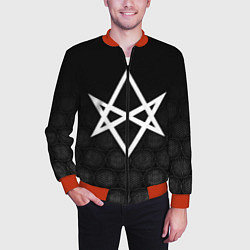Бомбер мужской BRING ME THE HORIZON, цвет: 3D-красный — фото 2