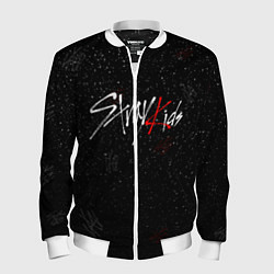 Бомбер мужской STRAY KIDS, цвет: 3D-белый