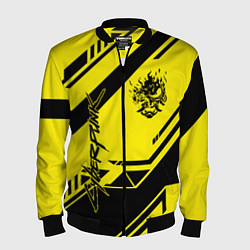 Мужской бомбер Cyberpunk 2077: Yellow Samurai