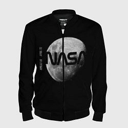 Бомбер мужской NASA Apollo 16, цвет: 3D-черный