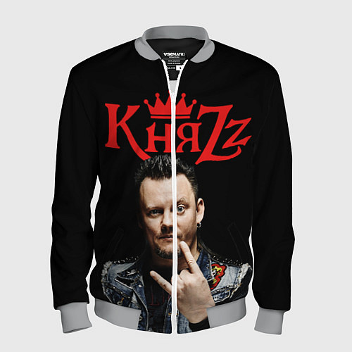 Мужской бомбер Князь Анархия спина / 3D-Меланж – фото 1