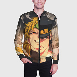 Бомбер мужской Dio Brando x Jotaro, цвет: 3D-черный — фото 2