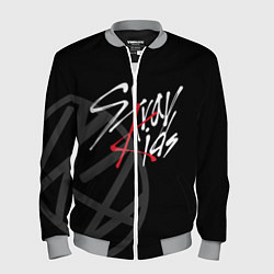 Бомбер мужской Stray Kids, цвет: 3D-меланж