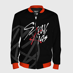Бомбер мужской Stray Kids, цвет: 3D-красный