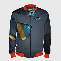 Бомбер мужской Mass Effect N7, цвет: 3D-красный