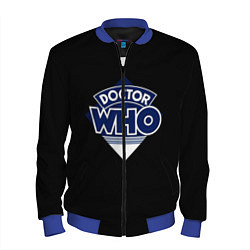 Бомбер мужской Doctor Who, цвет: 3D-синий