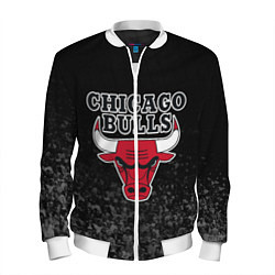 Бомбер мужской CHICAGO BULLS, цвет: 3D-белый