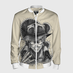 Бомбер мужской JoJo Bizarre Adventure, цвет: 3D-белый