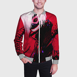 Бомбер мужской Токийский Гуль, цвет: 3D-меланж — фото 2
