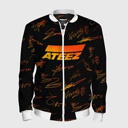 Мужской бомбер ATEEZ АВТОГРАФЫ