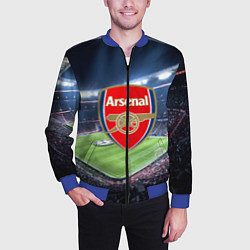 Бомбер мужской FC Arsenal, цвет: 3D-синий — фото 2