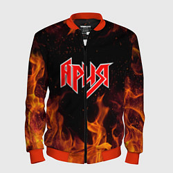 Бомбер мужской АРИЯ, цвет: 3D-красный