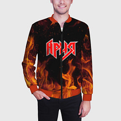 Бомбер мужской АРИЯ, цвет: 3D-красный — фото 2