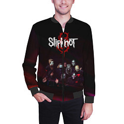 Бомбер мужской Slipknot, цвет: 3D-черный — фото 2