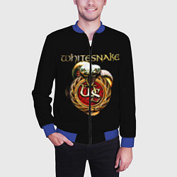 Бомбер мужской Whitesnake, цвет: 3D-синий — фото 2