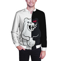 Бомбер мужской MONOKUMA, цвет: 3D-белый — фото 2