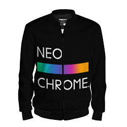 Бомбер мужской NEO CHROME, цвет: 3D-черный