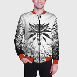 Бомбер мужской ВЕДЬМАК, цвет: 3D-красный — фото 2