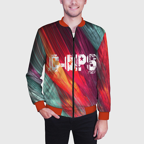 Мужской бомбер C-OPS / 3D-Красный – фото 3