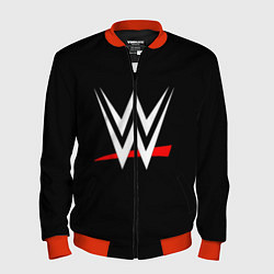 Бомбер мужской WWE, цвет: 3D-красный