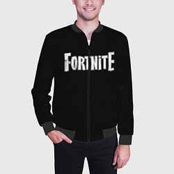 Бомбер мужской Fortnite, цвет: 3D-черный — фото 2