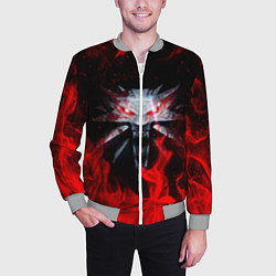 Бомбер мужской ВЕДЬМАК, цвет: 3D-меланж — фото 2