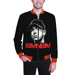 Бомбер мужской Eminem, цвет: 3D-красный — фото 2