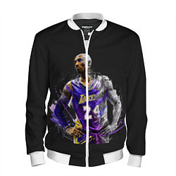 Бомбер мужской Kobe Bryant, цвет: 3D-белый