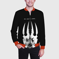 Бомбер мужской Hollow Knight, цвет: 3D-красный — фото 2