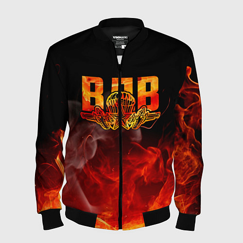 Мужской бомбер ВДВ / 3D-Черный – фото 1