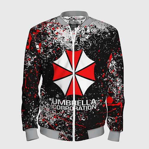 Мужской бомбер UMBRELLA CORP / 3D-Меланж – фото 1