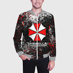 Бомбер мужской UMBRELLA CORP, цвет: 3D-меланж — фото 2