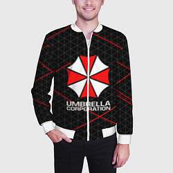 Бомбер мужской UMBRELLA CORP, цвет: 3D-белый — фото 2