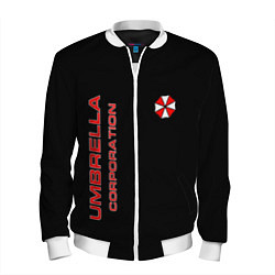 Бомбер мужской Umbrella Corporation, цвет: 3D-белый