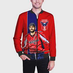 Бомбер мужской Ovechkin Capitals, цвет: 3D-черный — фото 2