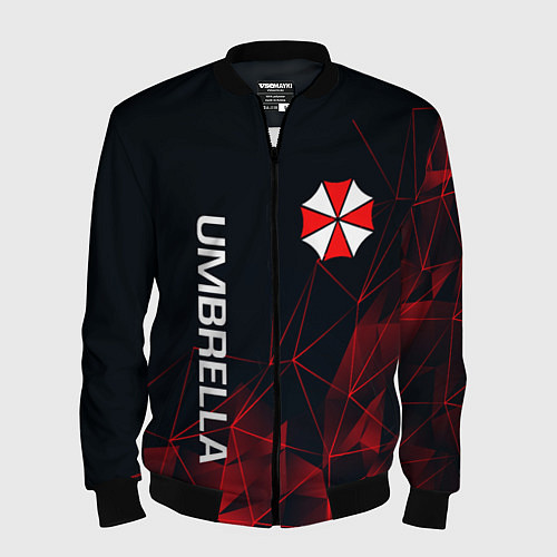 Мужской бомбер UMBRELLA CORP / 3D-Черный – фото 1