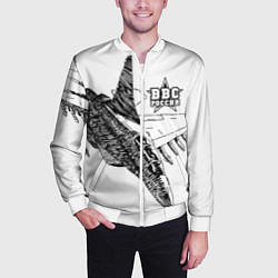 Бомбер мужской ВВС России, цвет: 3D-белый — фото 2