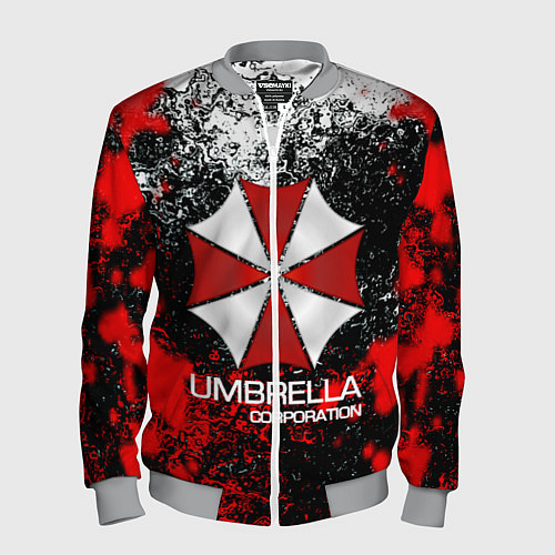 Мужской бомбер UMBRELLA CORP / 3D-Меланж – фото 1