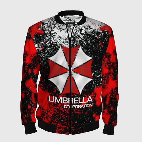 Мужской бомбер UMBRELLA CORP / 3D-Черный – фото 1