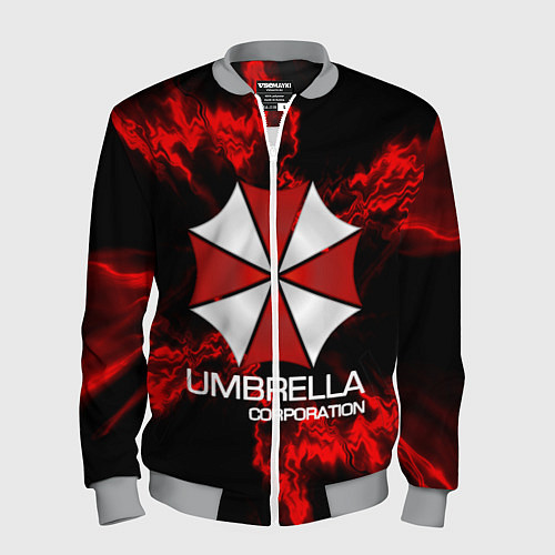Мужской бомбер UMBRELLA CORP / 3D-Меланж – фото 1