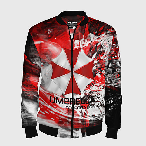 Мужской бомбер UMBRELLA CORP / 3D-Черный – фото 1