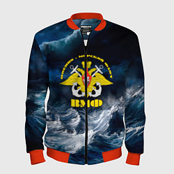 Бомбер мужской Военно-морской флот, цвет: 3D-красный