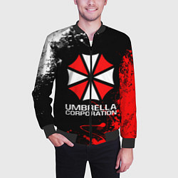 Бомбер мужской UMBRELLA CORPORATION, цвет: 3D-черный — фото 2
