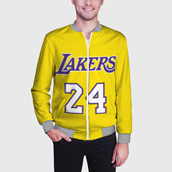 Бомбер мужской Kobe Bryant 24, цвет: 3D-меланж — фото 2