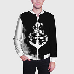 Бомбер мужской ВМФ России, цвет: 3D-белый — фото 2