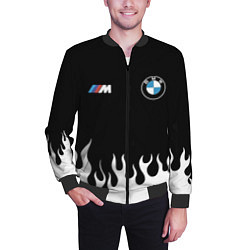 Бомбер мужской BMW БМВ, цвет: 3D-черный — фото 2