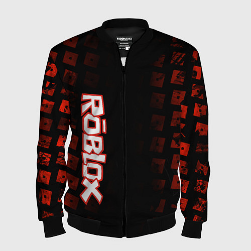 Мужской бомбер Roblox / 3D-Черный – фото 1